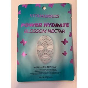 Vitamasques Power Hydrate Blossom Nectar‎ Metallic Sheet Mask